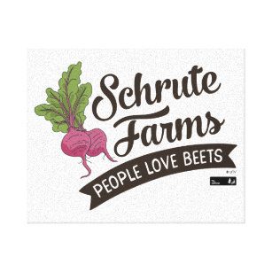 The Office   Schrute Farms: People Love Beets Canvas Print