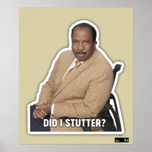 The Office  Stanley: Did I Stutter? Stainless Steel Water Bottle