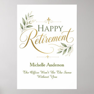 The Office Won't Be The Same Without You Custom Poster