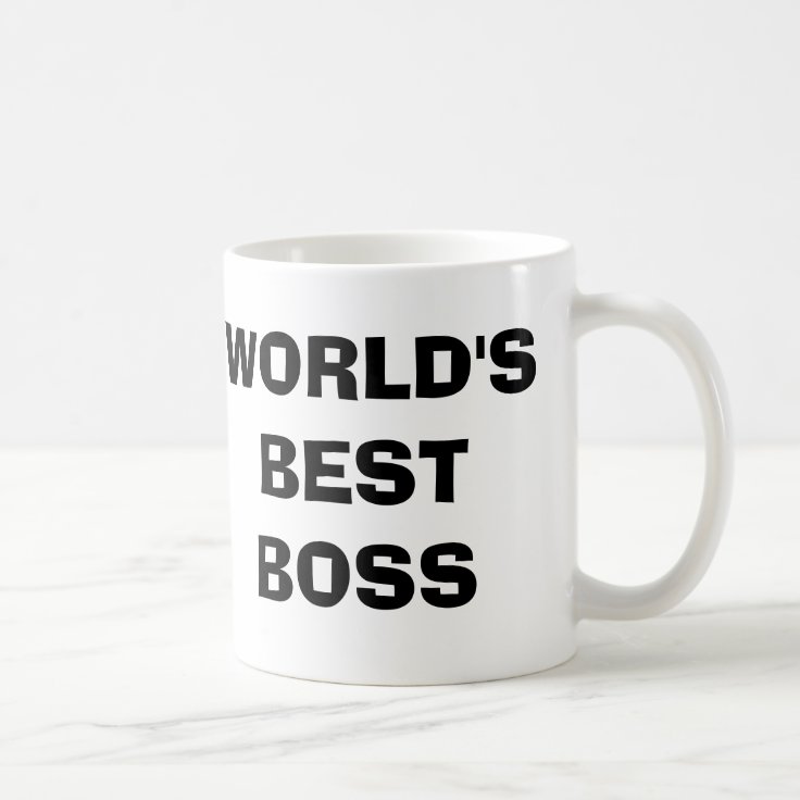 The Office, World's Best Boss Coffee Mug Zazzle