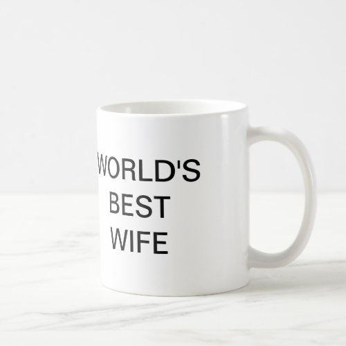 The Office Worlds Best Wife Coffee Mug