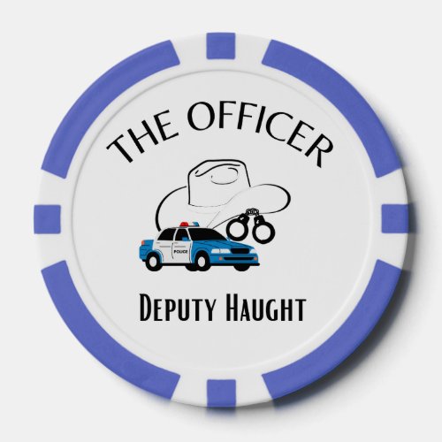 The Officer Poker Chips
