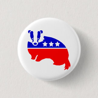 The OFFICIAL Decency Party (TM) Badger Button
