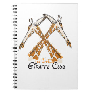 The Official Giraffe Club sketchbook Notebook
