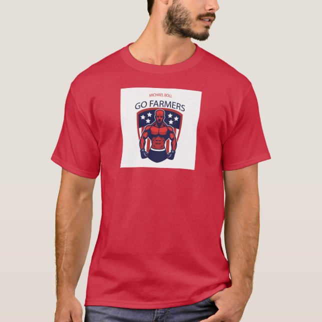 The Official Michael Boll "Go Farmers" Tee Shirt (Front)