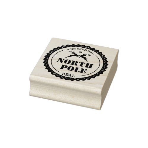 The Official North Pole Seal Rubber Stamp