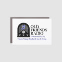 The official Old Friends Radio car magnet