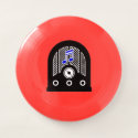 The official Old Friends Radio flying disc