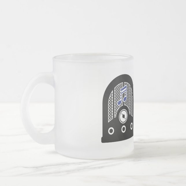 The official Old Friends Radio frosted mug (Left)