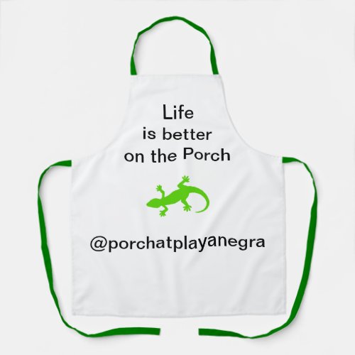 The official  PorchAtPlayaNegra Cooks Apron