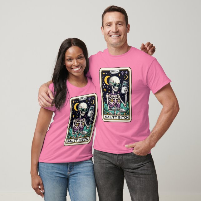 The official salty b skeleton funny skeleton tarot T-Shirt (Unisex)