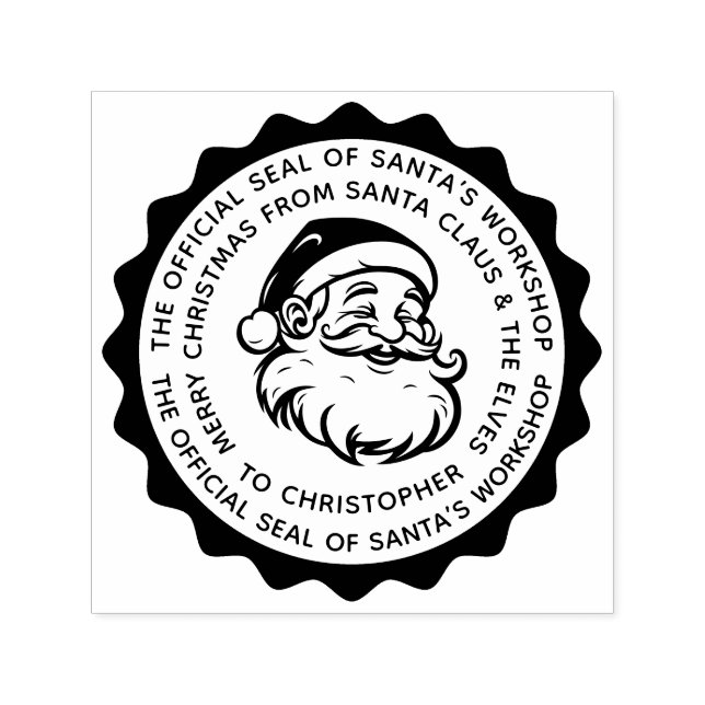 The Official Seal of Santa's Workshop Self-inking Stamp (Design)