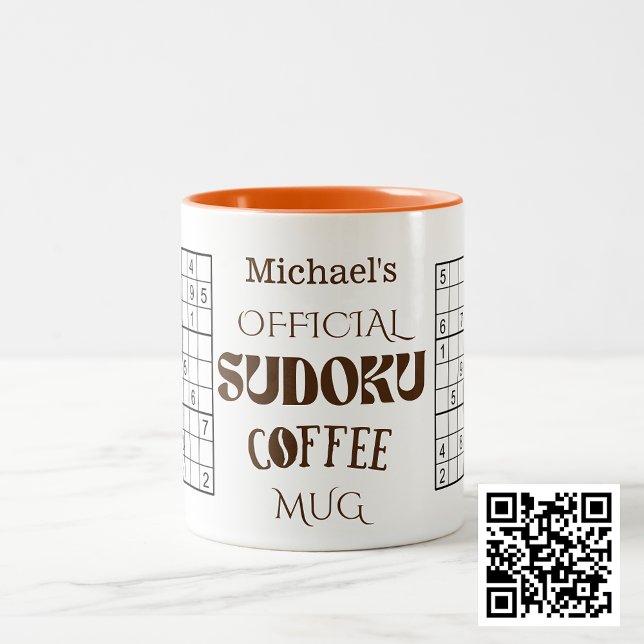 The Official Sudoku Coffee Mug for Puzzle Lovers (Sudoku Mug Primary Image)