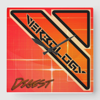 The Official VERBOLOGY DIGEST Square Clock