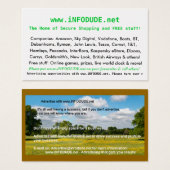 The Official www.iNFODUDE.net Business Card! (Front & Back)
