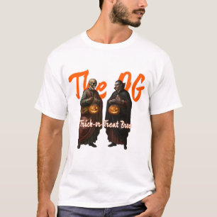 The OG Trick-or-Treat Bros Skeleton & Vampire Ha T-Shirt