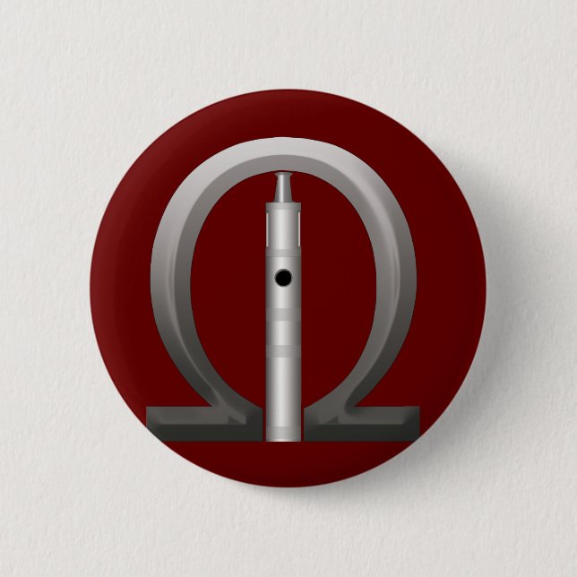 The OHM LOver Pinback Button (Front)
