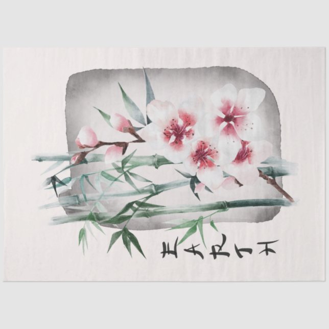 The Okinawa Series Design 17 Tissue Paper (Front)