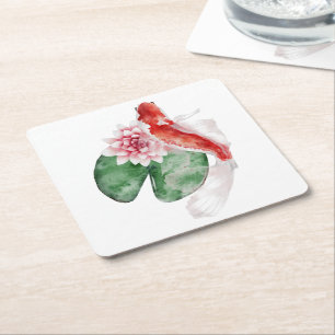 The Okinawa Series Design 29   Square Paper Coaster
