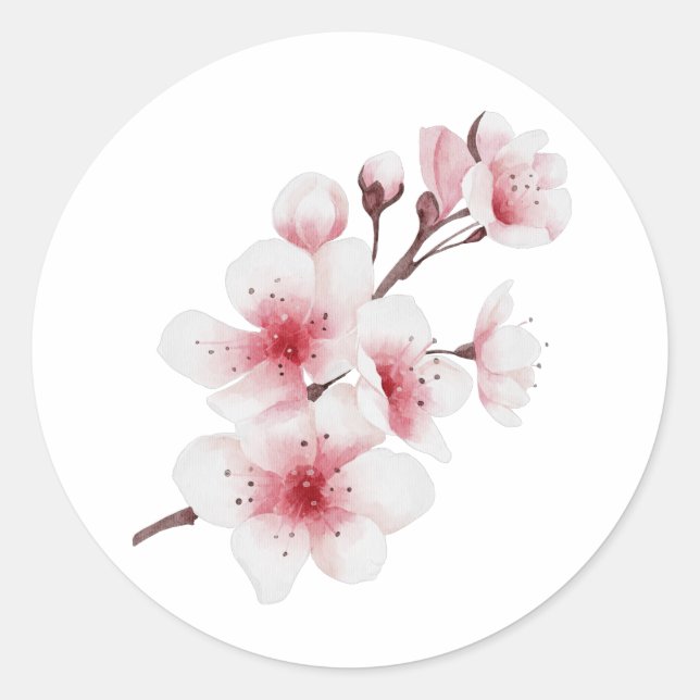 The Okinawa Series Design 30 Classic Round Sticker (Front)