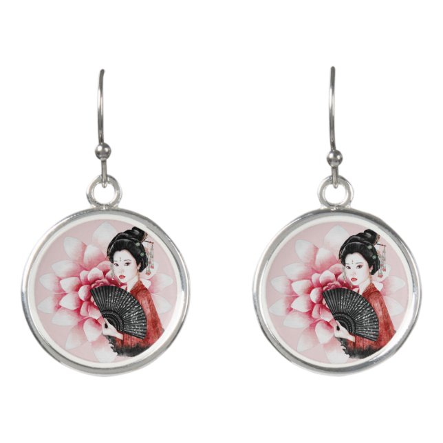 The Okinawa Series Design 34  Earrings (Front)