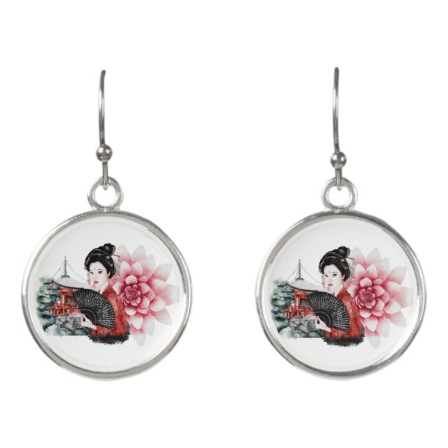 The Okinawa Series Design 36   Earrings (Front)