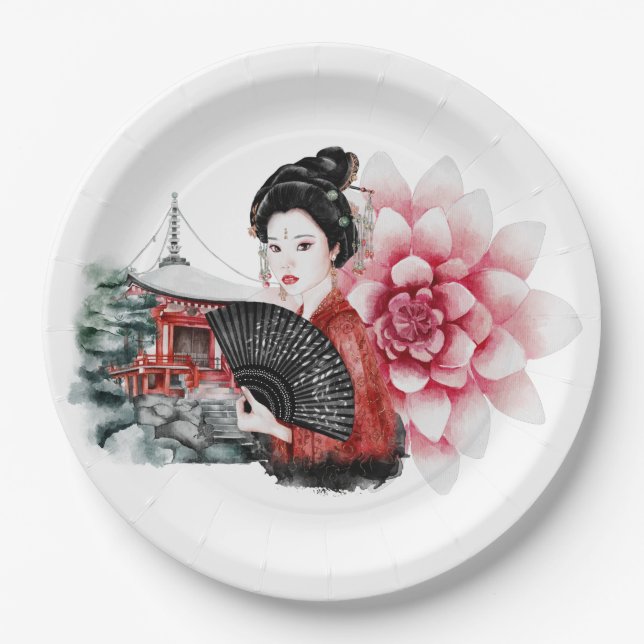 The Okinawa Series Design 36  Paper Plates (Front)