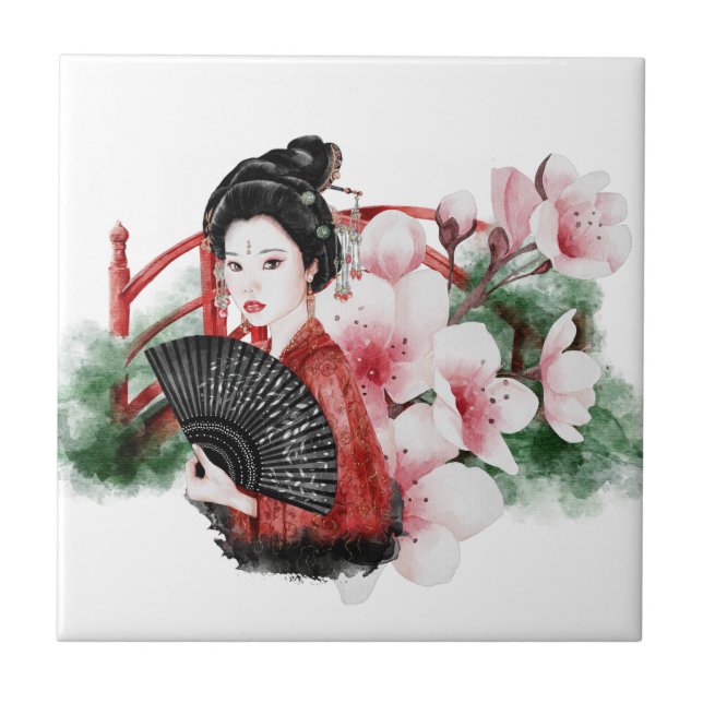 The Okinawa Series Design 38   Ceramic Tile (Front)