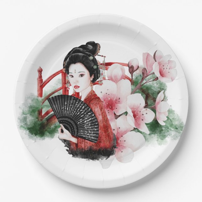 The Okinawa Series Design 38  Paper Plates (Front)