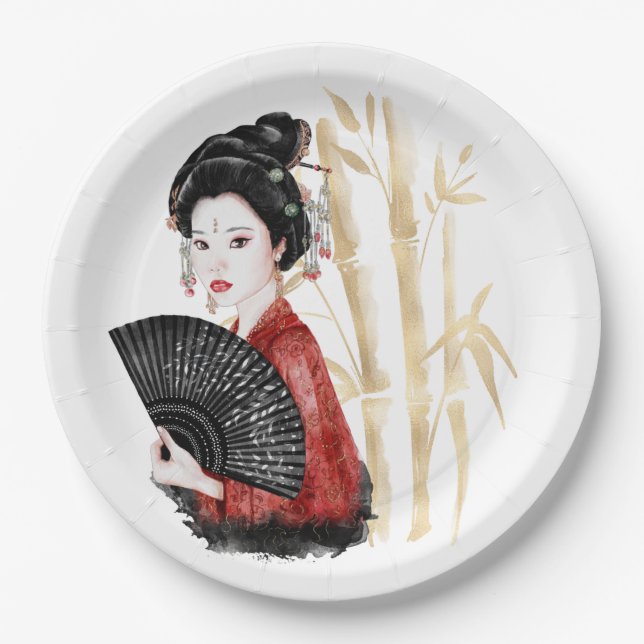 The Okinawa Series Design 39 Paper Plates (Front)