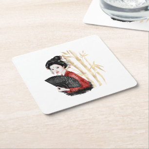 The Okinawa Series Design 39 Square Paper Coaster