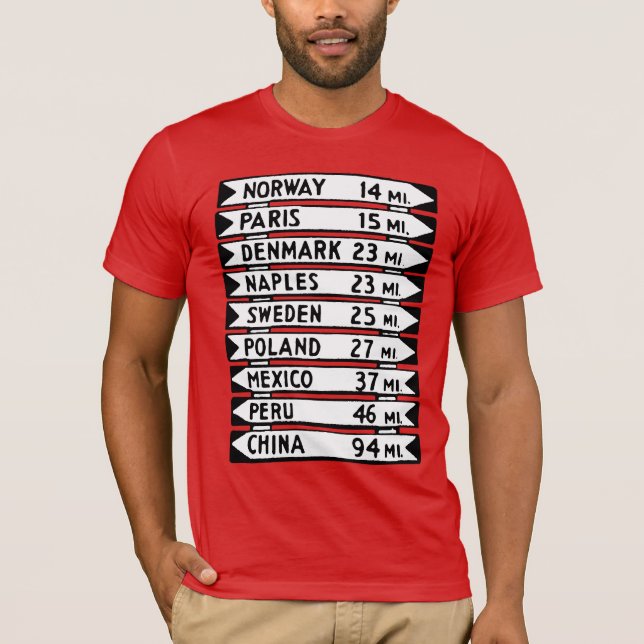 The Ol' Maine Signpost T-Shirt (Front)