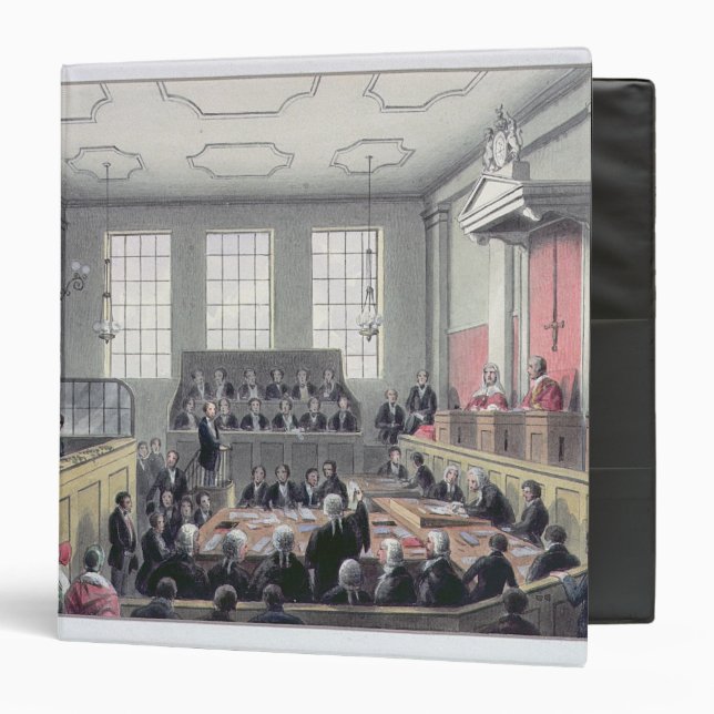 The Old Bailey, London 3 Ring Binder (Front/Inside)