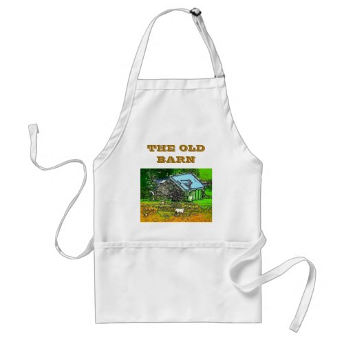 THE OLD BARN ADULT APRON