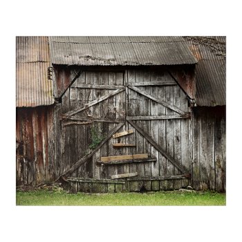 The Old Barn Door Rural Photography Acrylic Print by WackemArt at Zazzle