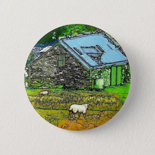 THE OLD BARN PINBACK BUTTON