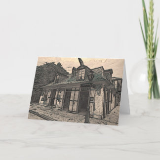 The Old Black Smith Shop Card