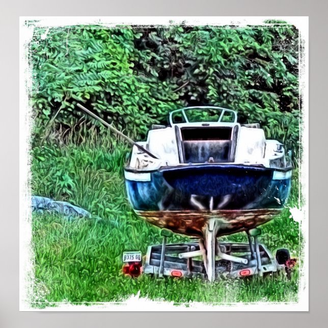 The Old Boat Poster (Front)