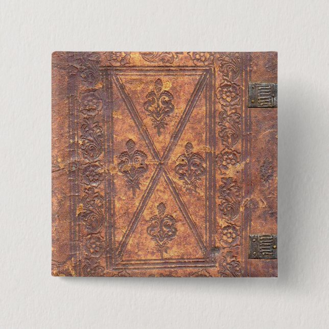 The Old Book Pinback Button (Front)