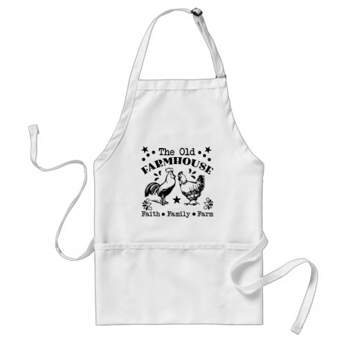 The Old Farm House Adult Apron