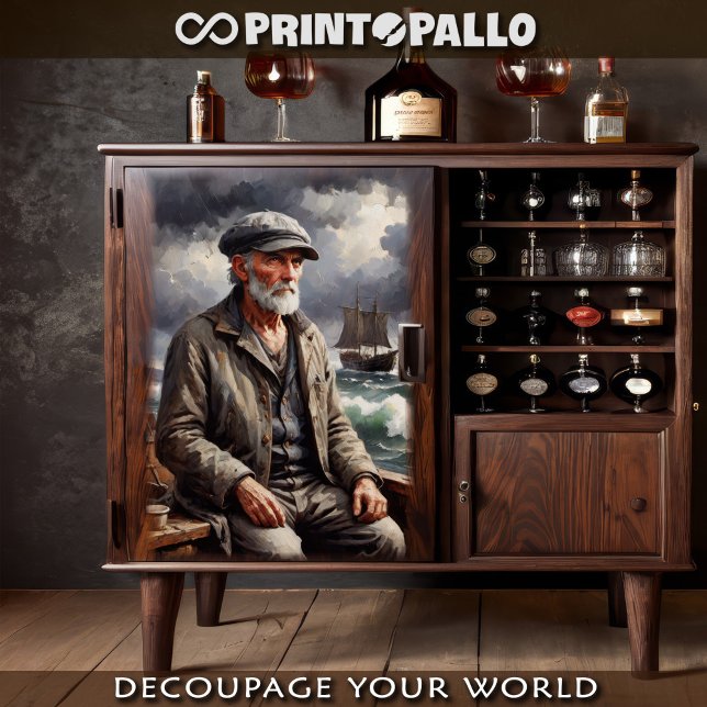 The old fisherman and the Sea -  Tissue Paper (Creator Uploaded)