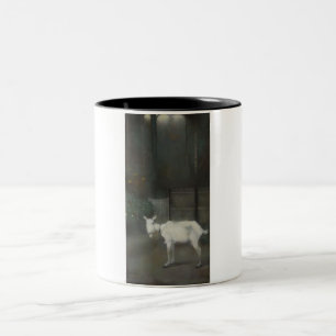 The Old Goat (by Jan Mankes) Two-Tone Coffee Mug