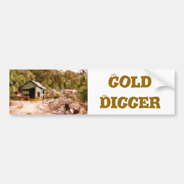 THE OLD GOLD MINE BUMPER STICKER (Front)