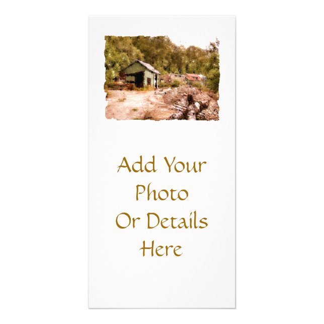 THE OLD GOLD MINE CARD (Front)