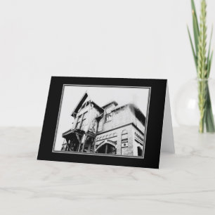 'The Old House' Blank Greeting Card
