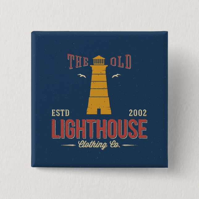 The Old Lighthouse Clothing Co. Button (Front)