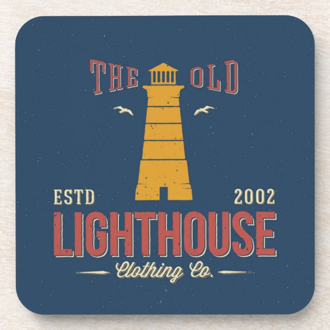 The Old Lighthouse Clothing Co. Drink Coaster (Front)