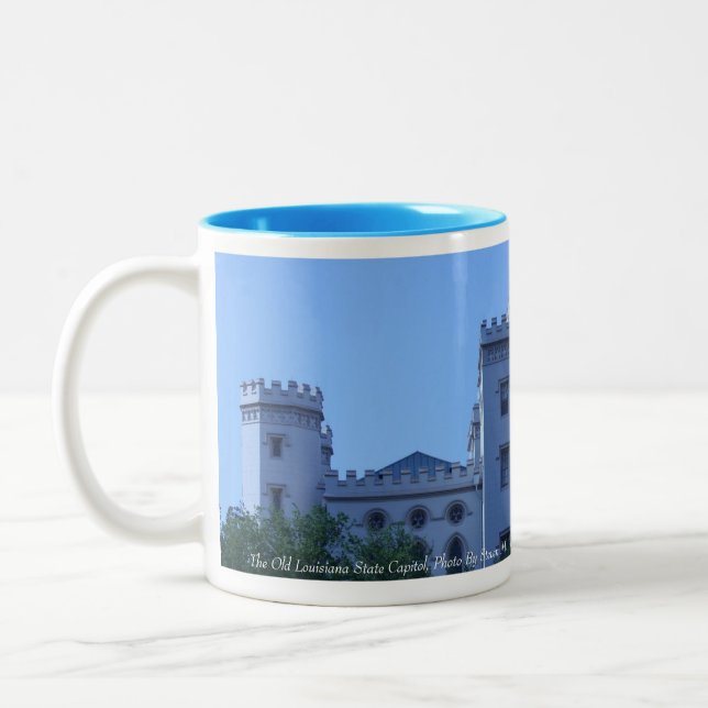 The Old Louisiana State Capitol Two-Tone Coffee Mug (Left)
