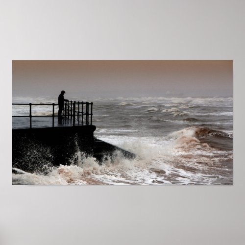 The Old Man and the Raging Sea Poster