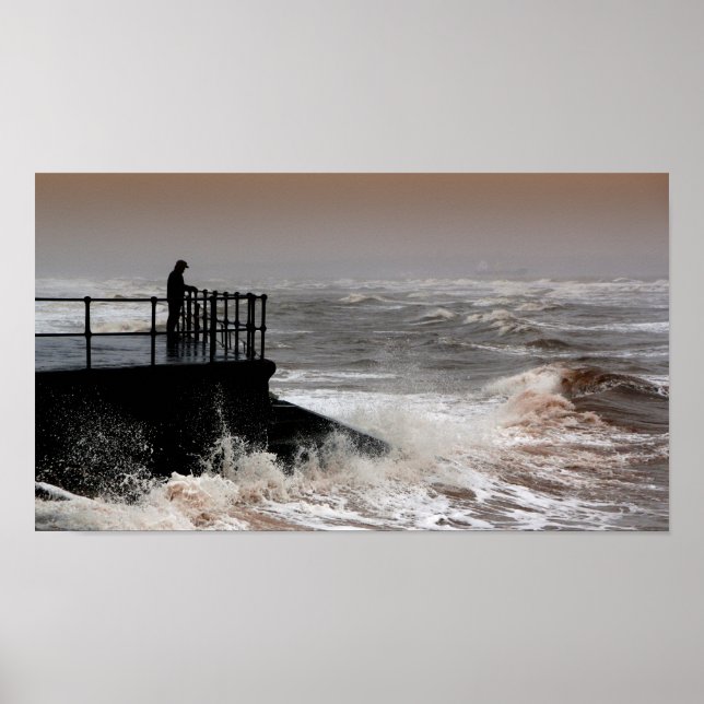 The Old Man and the Raging Sea Poster (Front)